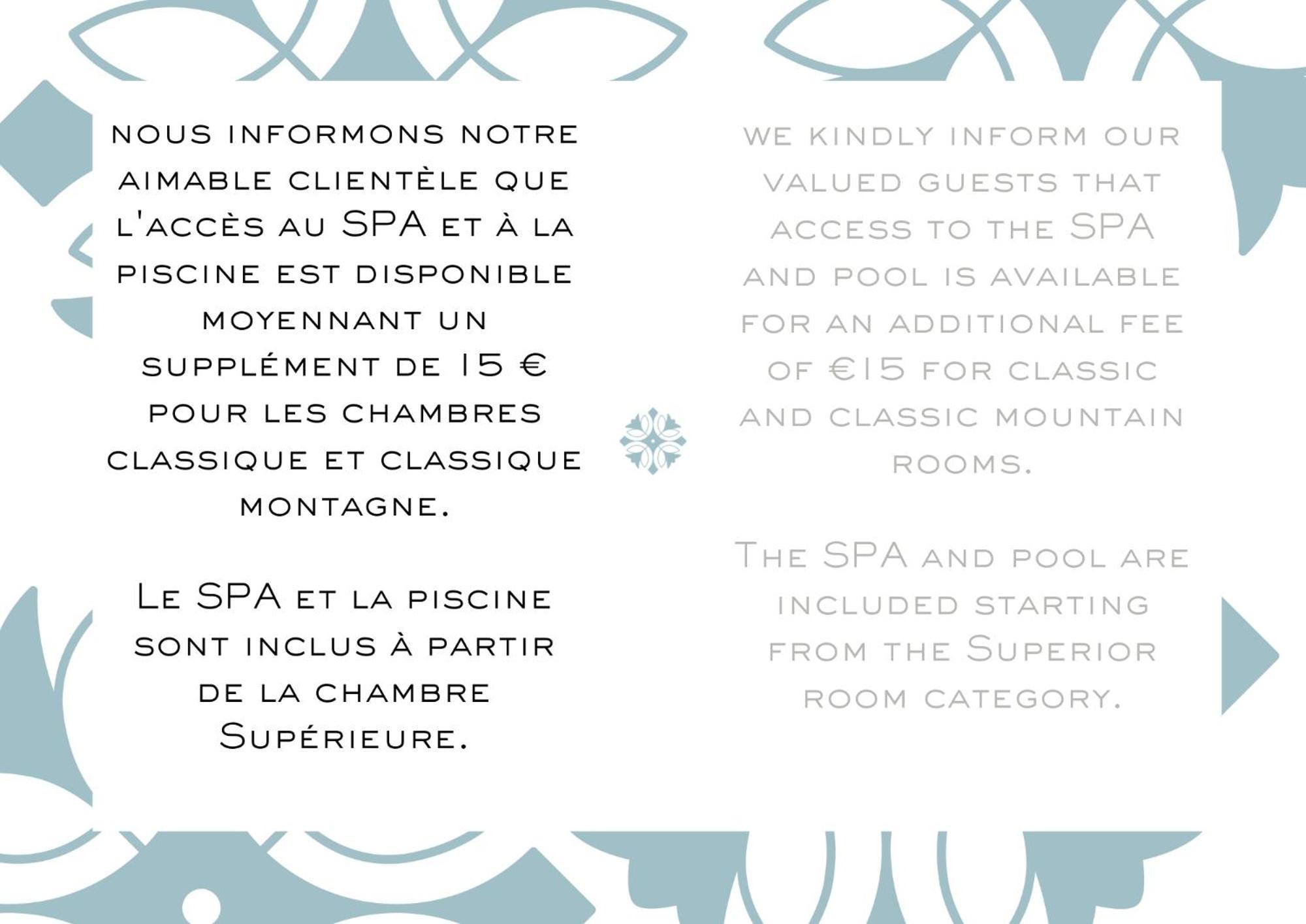 Hotel De La Roche Beaufort  Luaran gambar